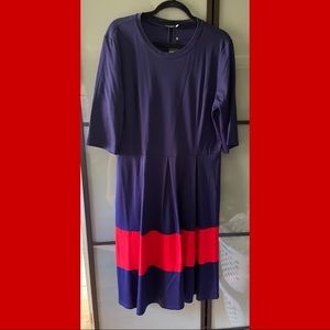 👗knit dress with POCKETS